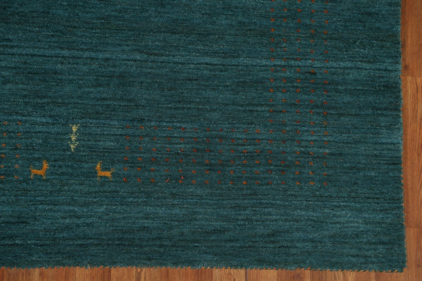 Teal Green Gabbeh Oriental Area Rug 8x10