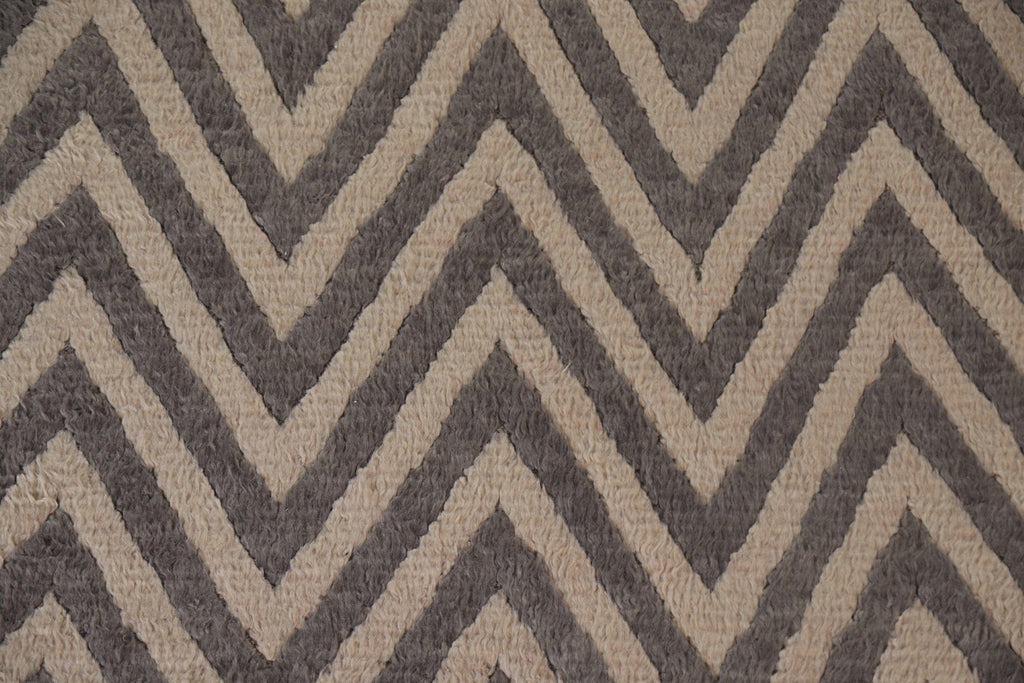 Chevron Moroccan Contemporary Area Rug 8x9