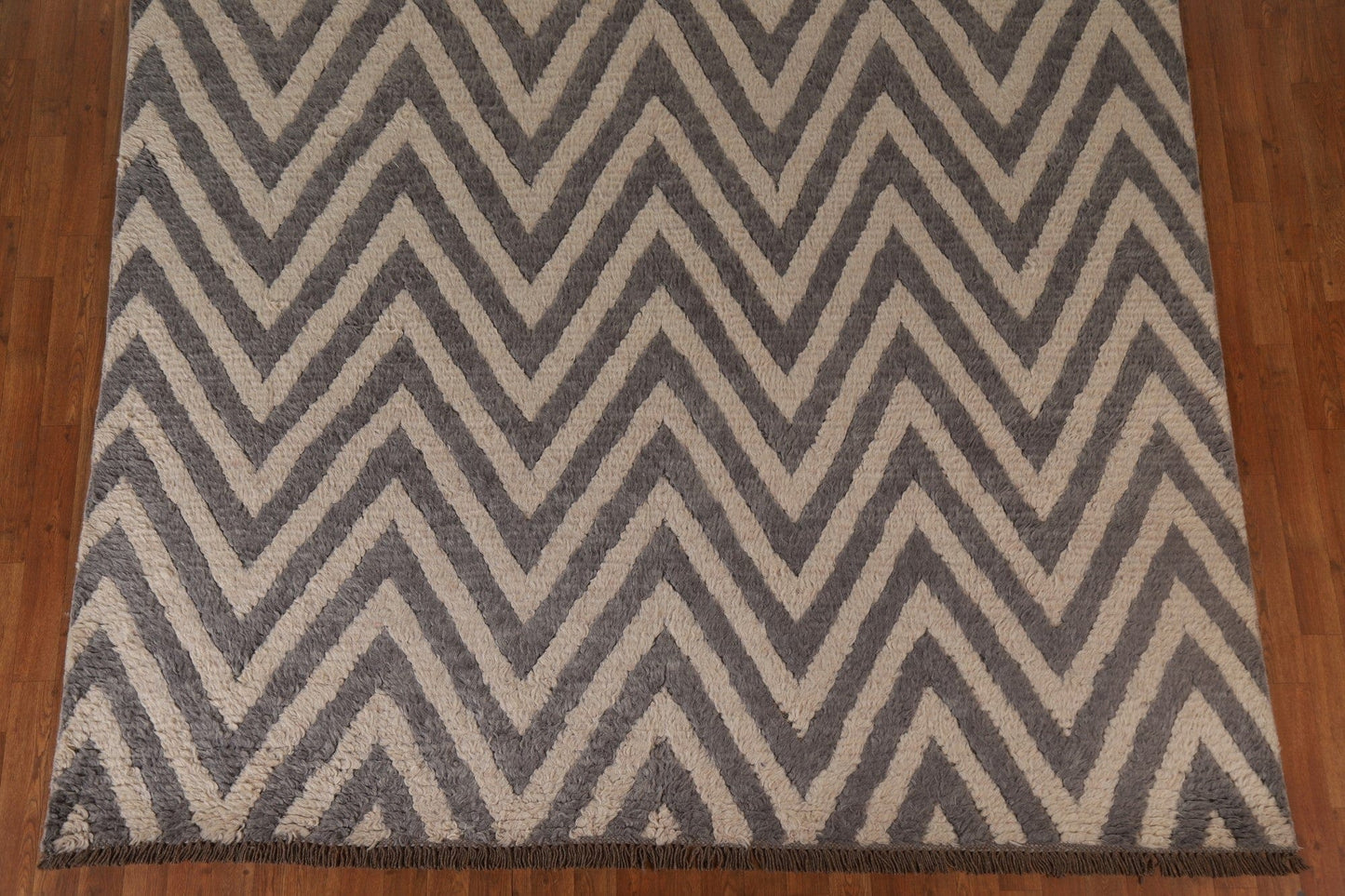 Chevron Moroccan Contemporary Area Rug 8x9