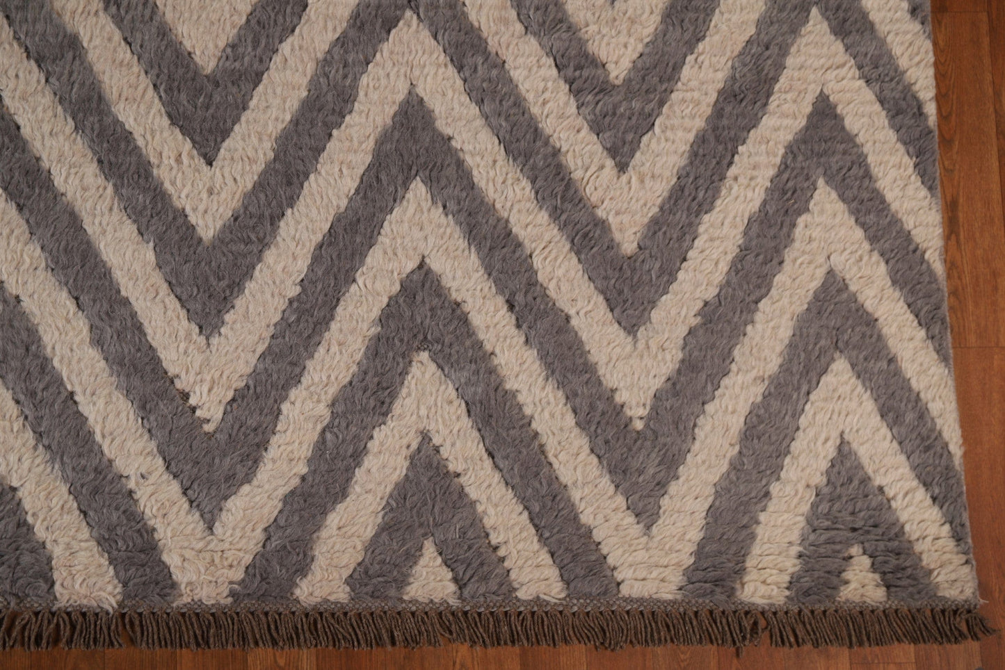 Chevron Moroccan Contemporary Area Rug 8x9