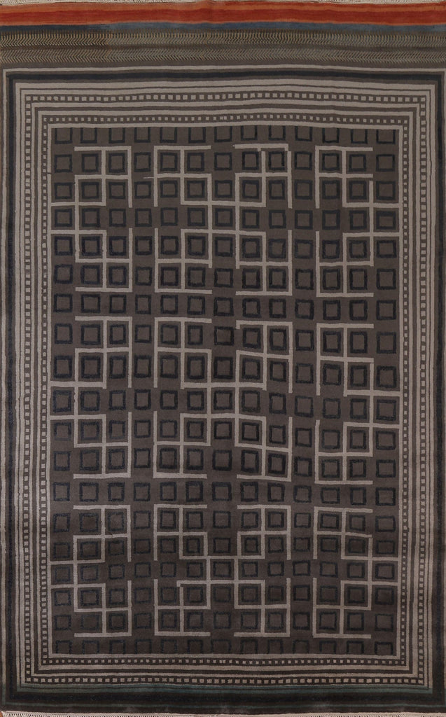 Geometric Gabbeh Modern Area Rug 8x11