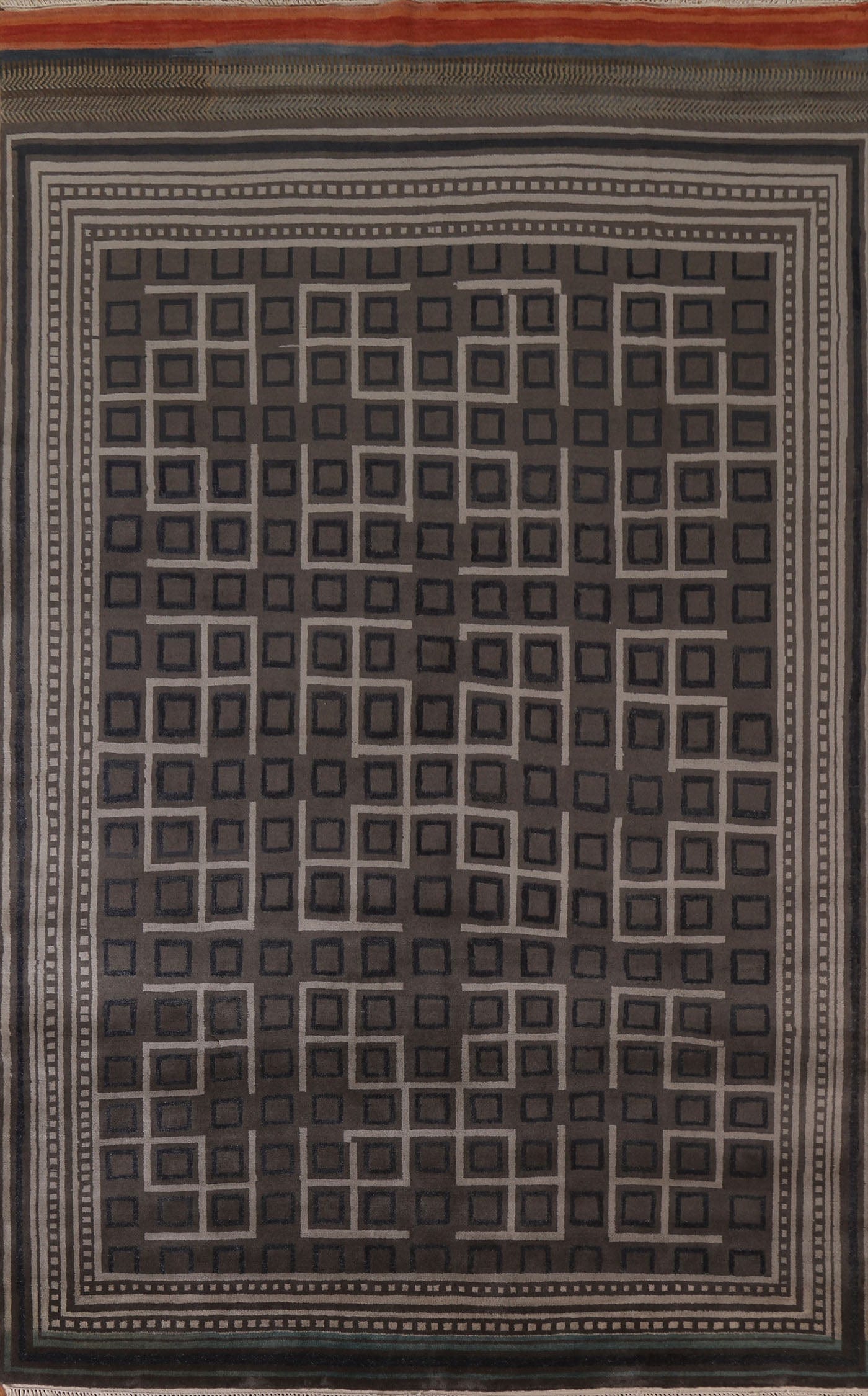 Geometric Gabbeh Modern Area Rug 8x11