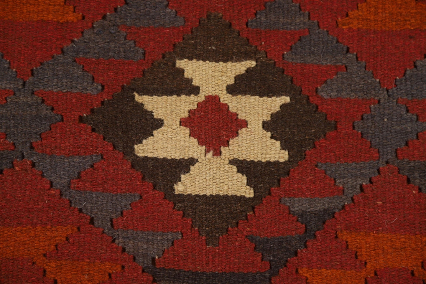 Multi-Color Kilim Reversible Area Rug 7x10