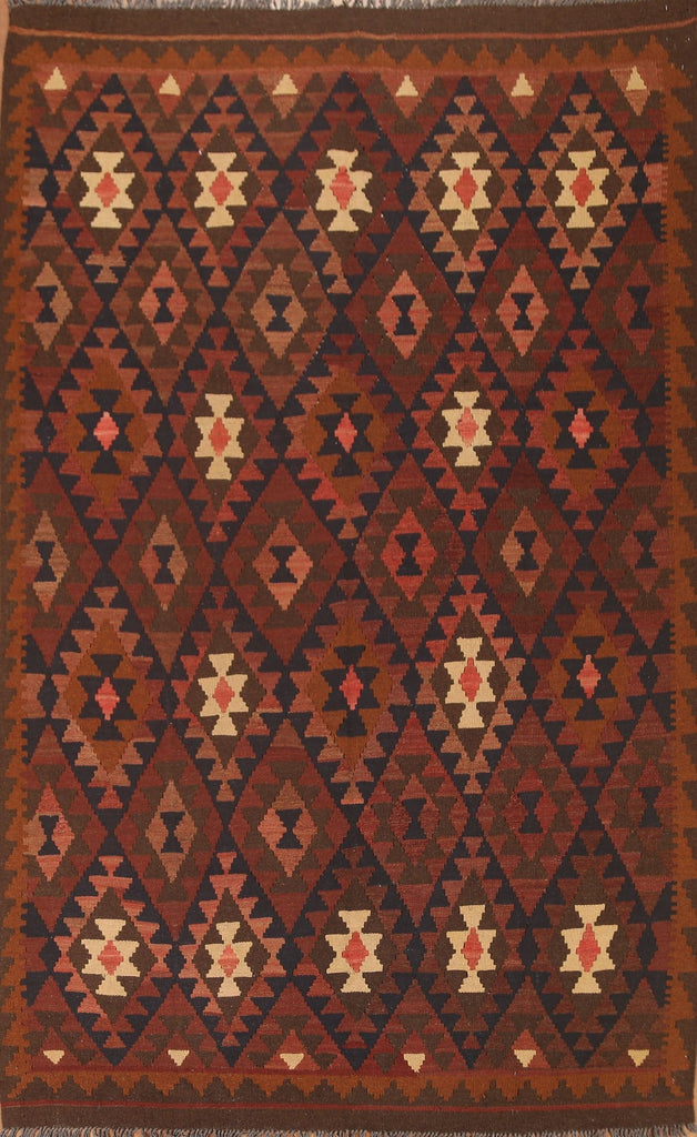 All-Over Kilim Geometric Area Rug 7x10