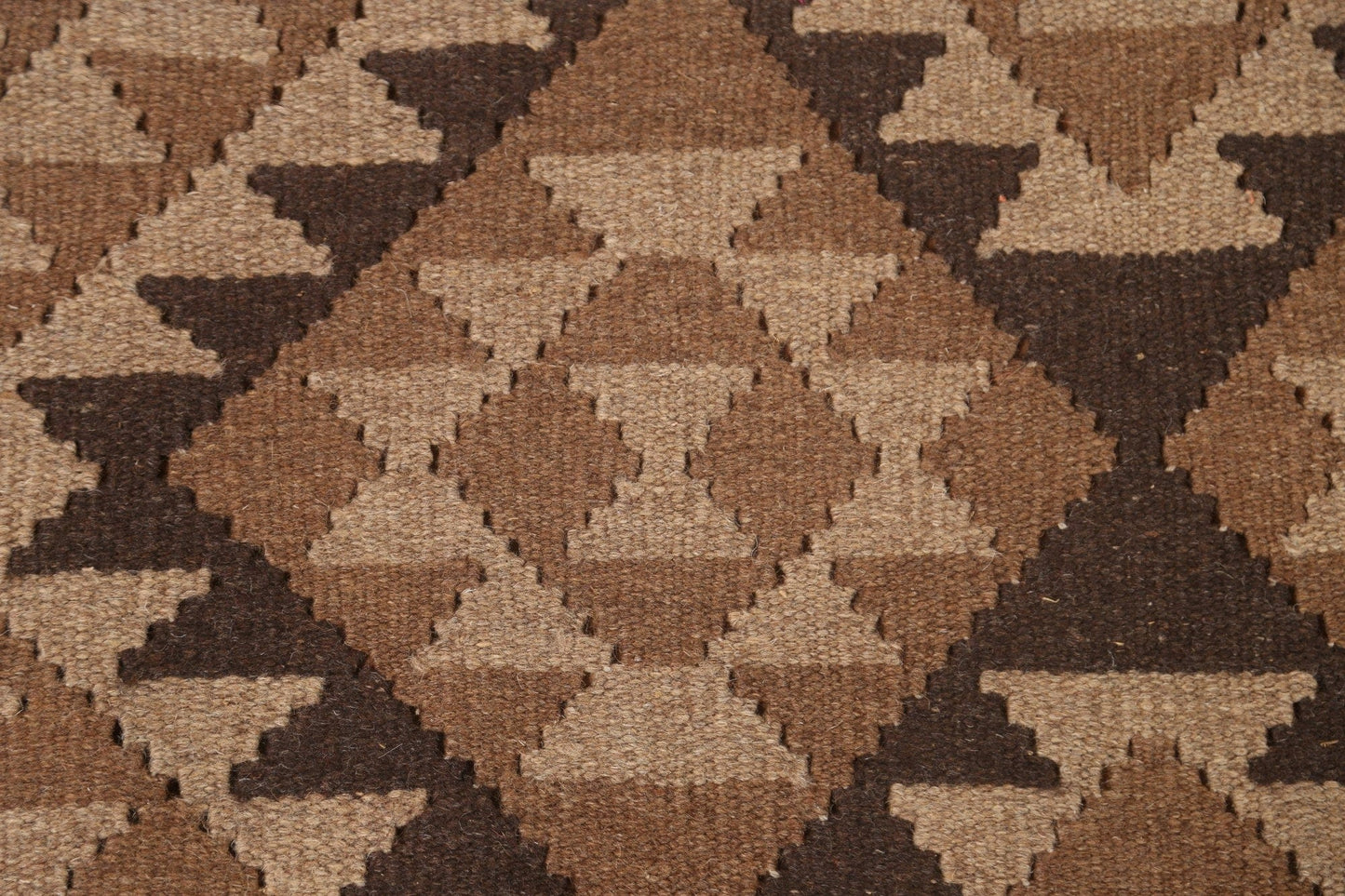 Brown Kilim Tribal Area Rug 7x10