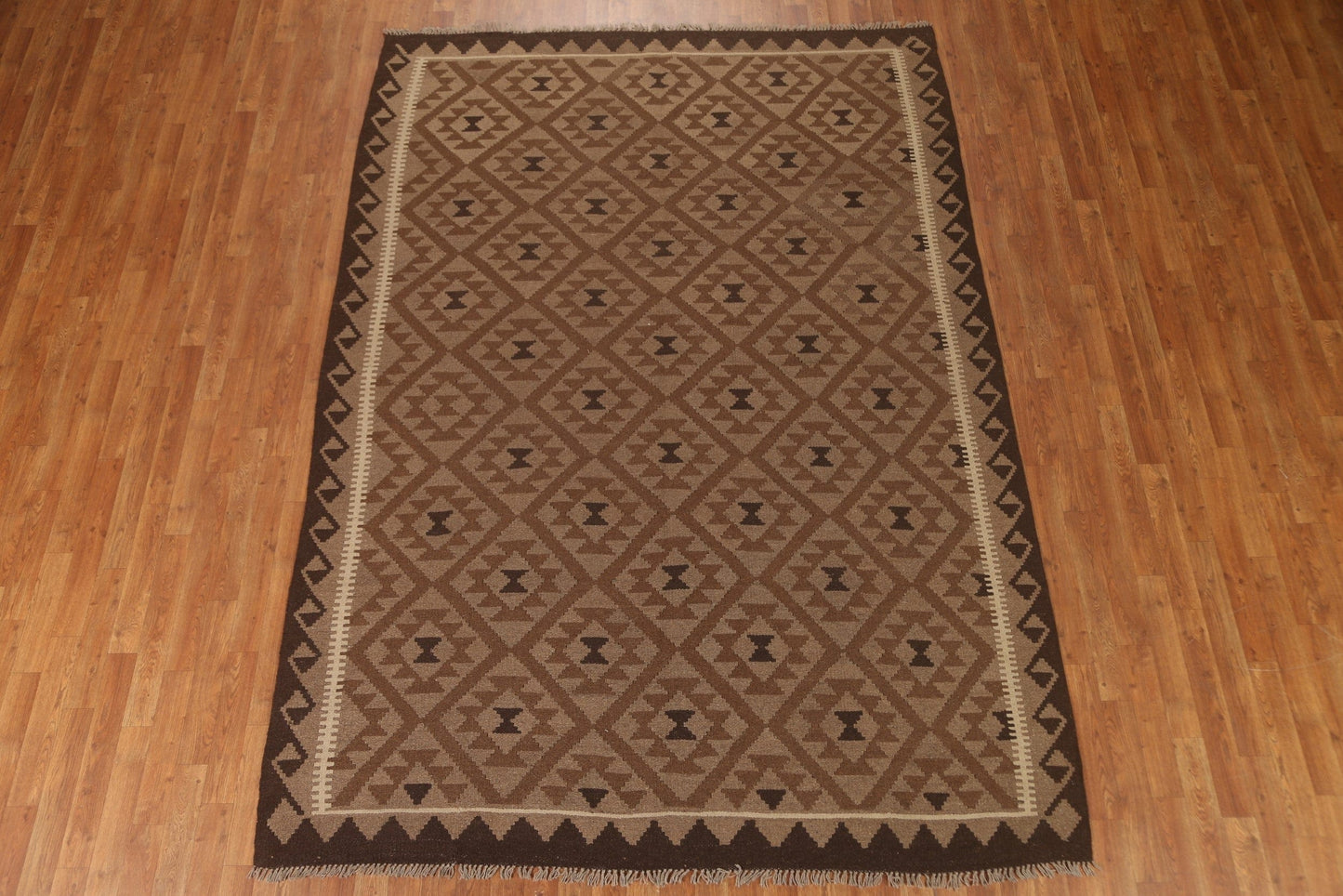 Geometric Kilim Oriental Area Rug 7x10