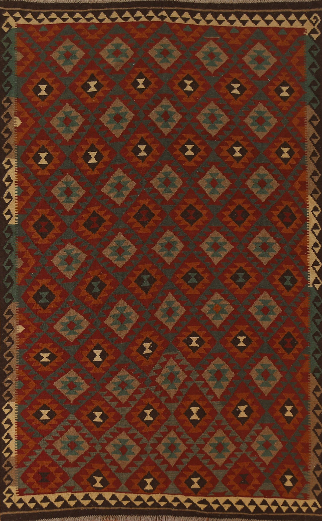 Geometric Kilim Oriental Area Rug 7x10