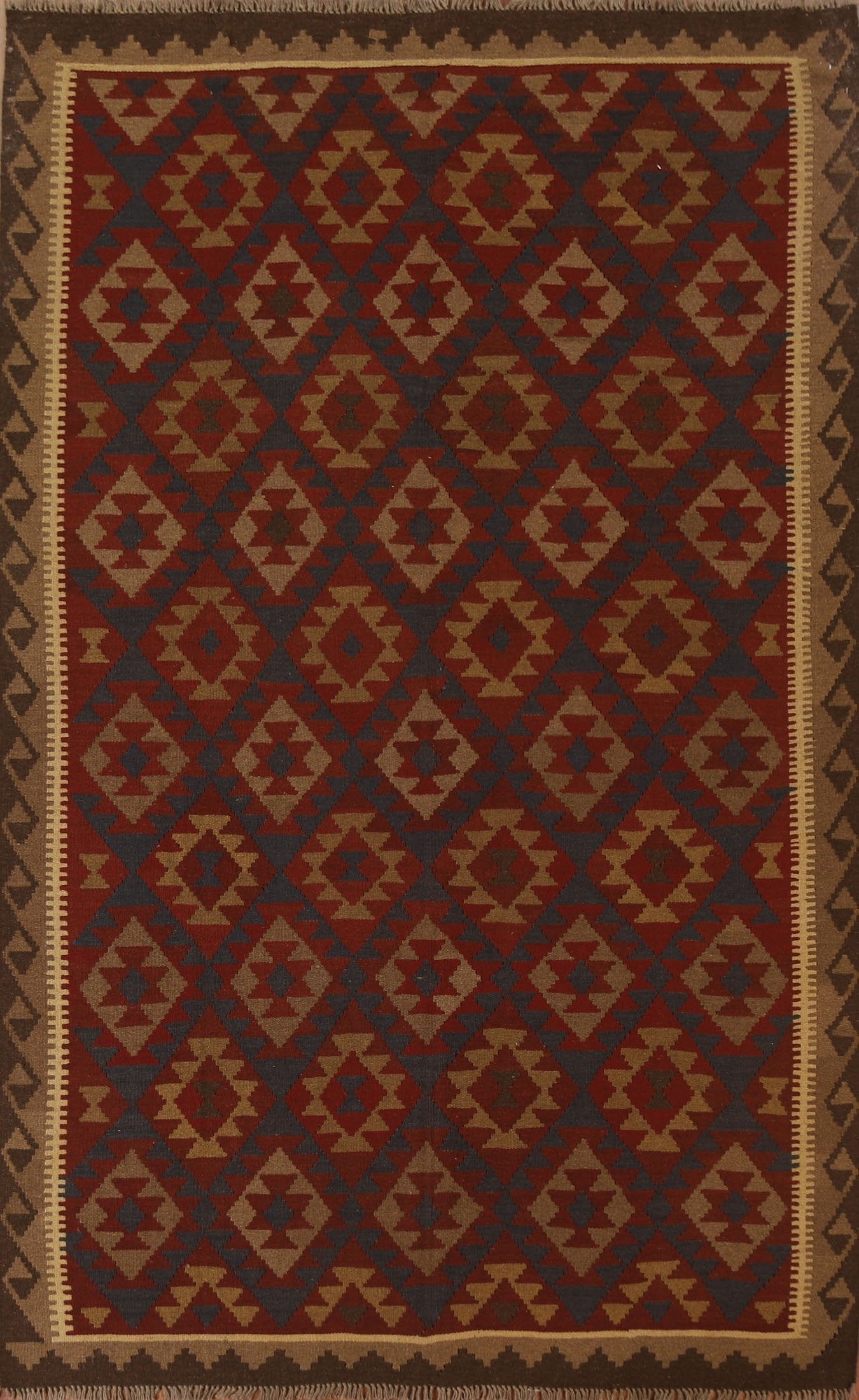 Geometric Kilim Oriental Area Rug 7x10