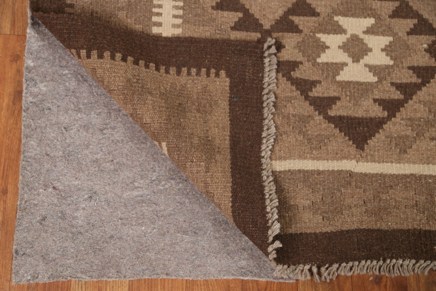 Hand-Woven Wool Kilim Area Rug 6x8