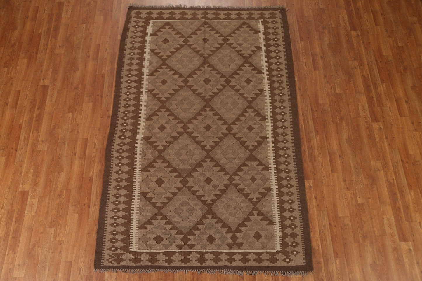 Geometric Kilim Oriental Area Rug 5x8