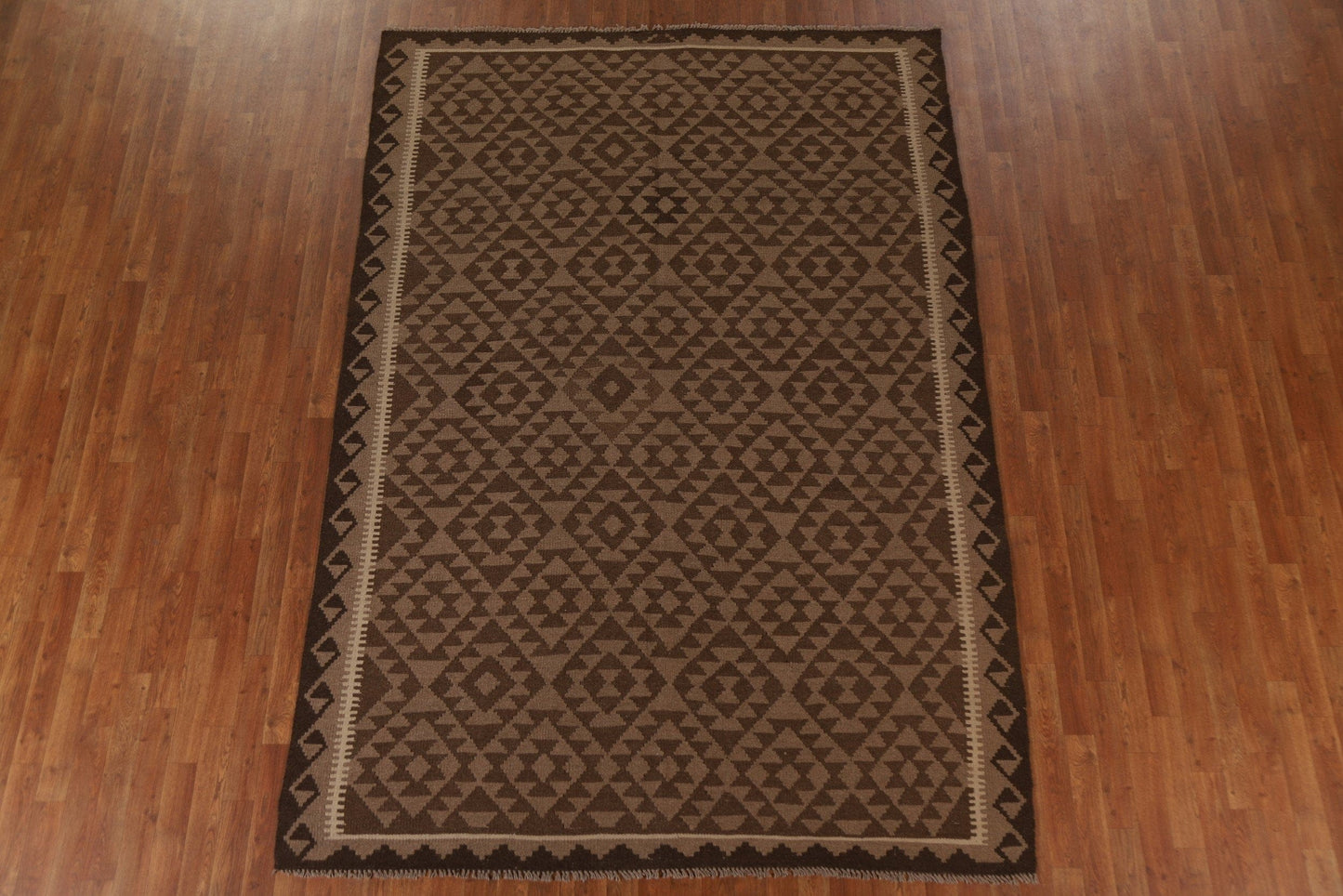 Hand-Woven Kilim Oriental Area Rug 7x10