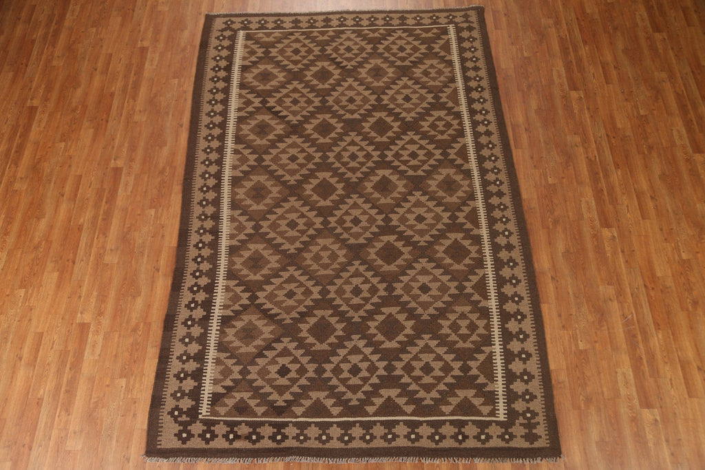 All-Over Kilim Geometric Area Rug 7x10