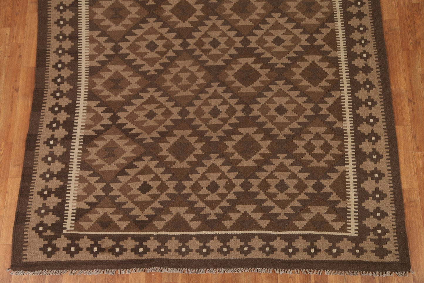 All-Over Kilim Geometric Area Rug 7x10