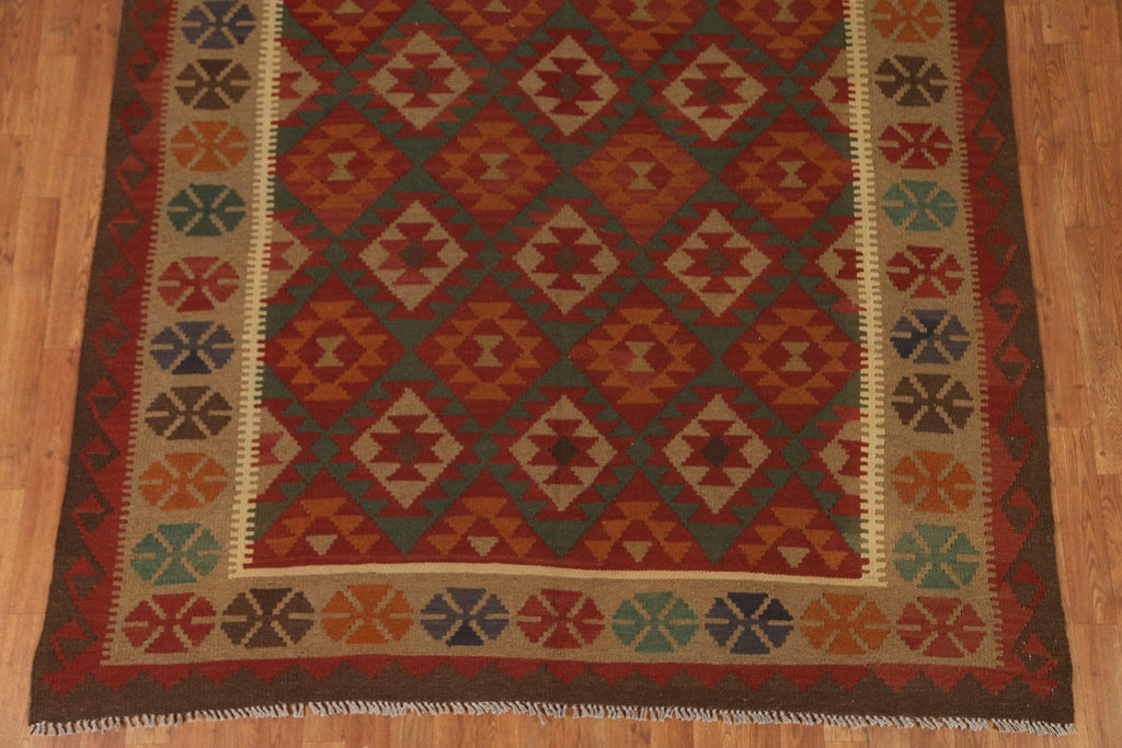 Geometric Kilim Oriental Area Rug 7x10