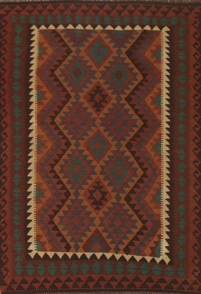 Geometric Kilim Oriental Area Rug 5x7