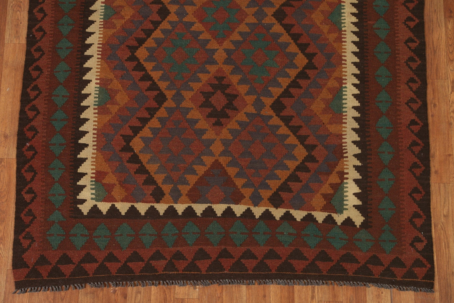 Geometric Kilim Oriental Area Rug 5x7