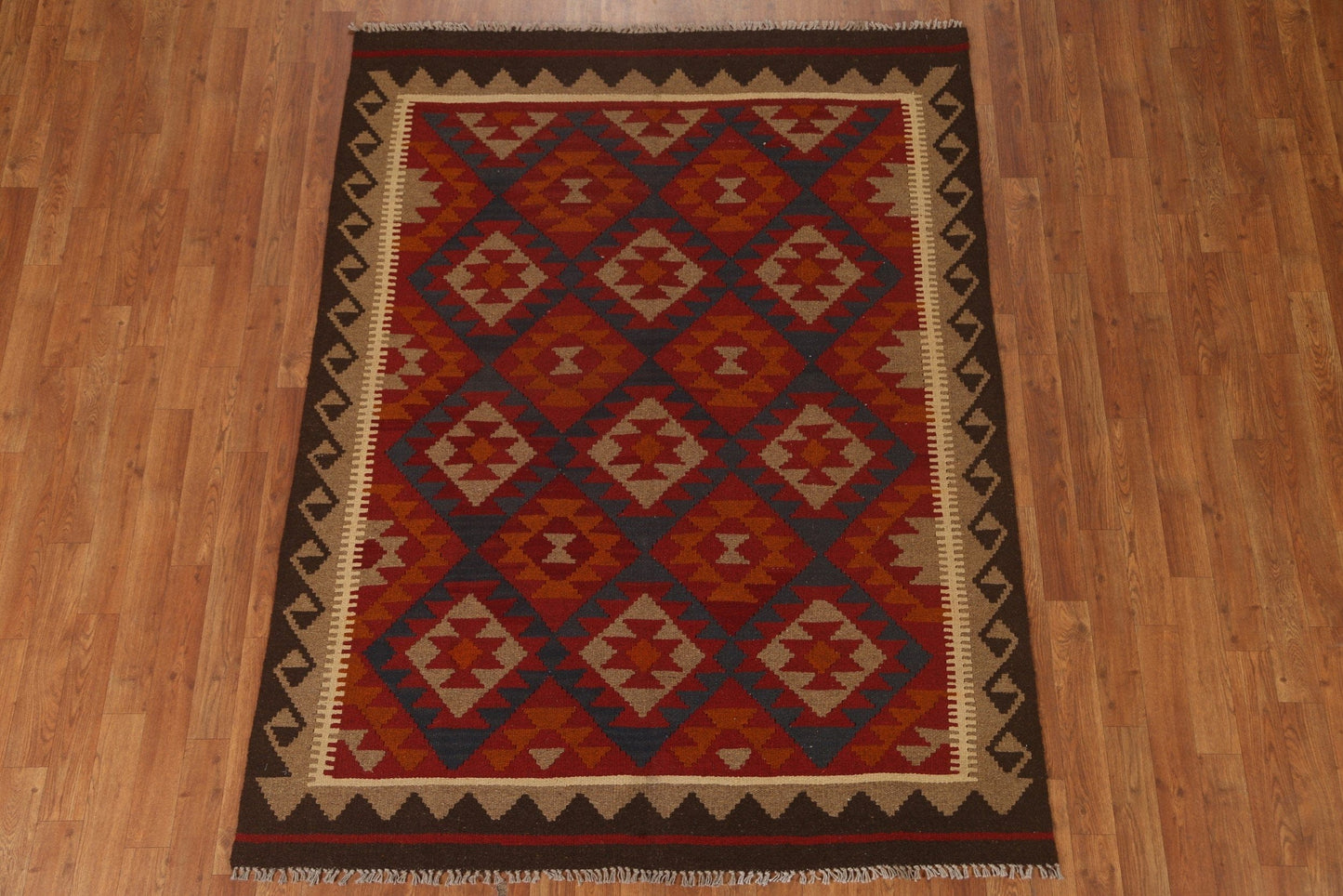 Tribal Kilim Oriental Area Rug 5x6