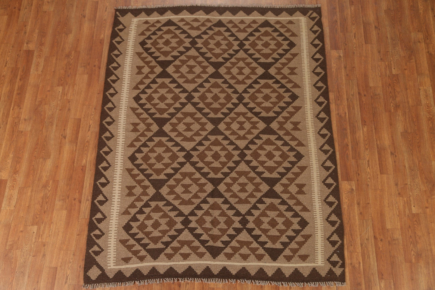 Geometric Kilim Oriental Area Rug 5x7