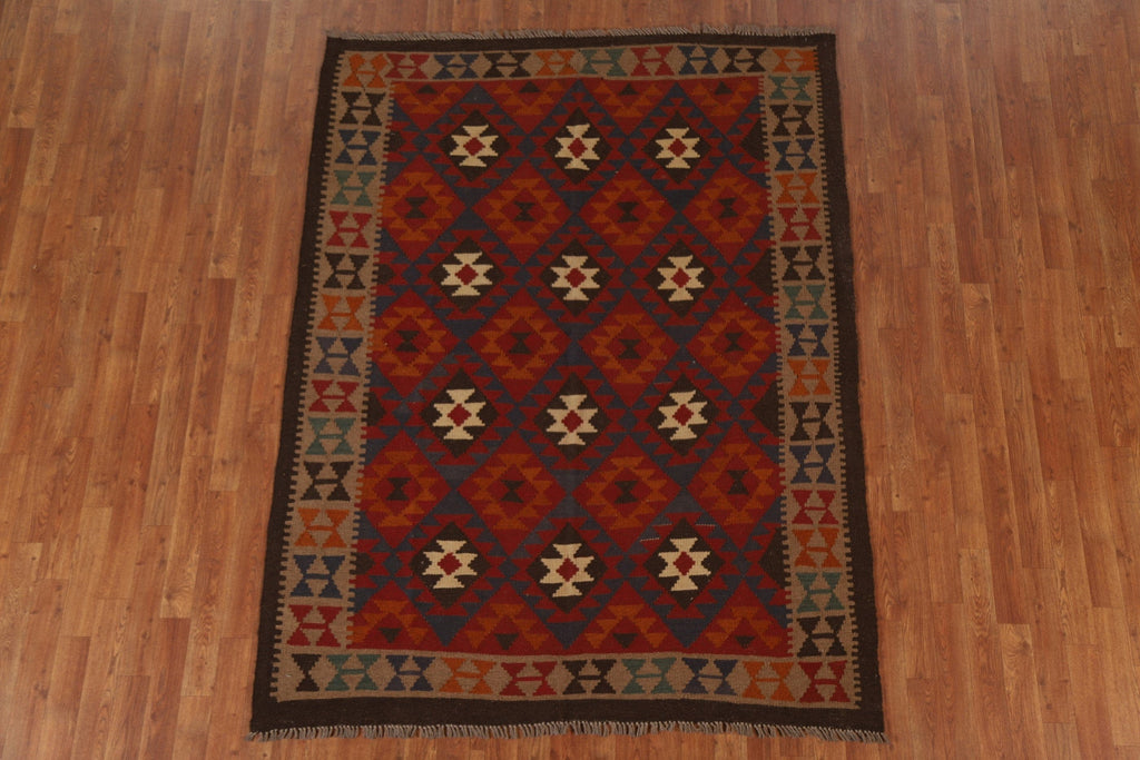 Geometric Kilim Oriental Area Rug 5x7