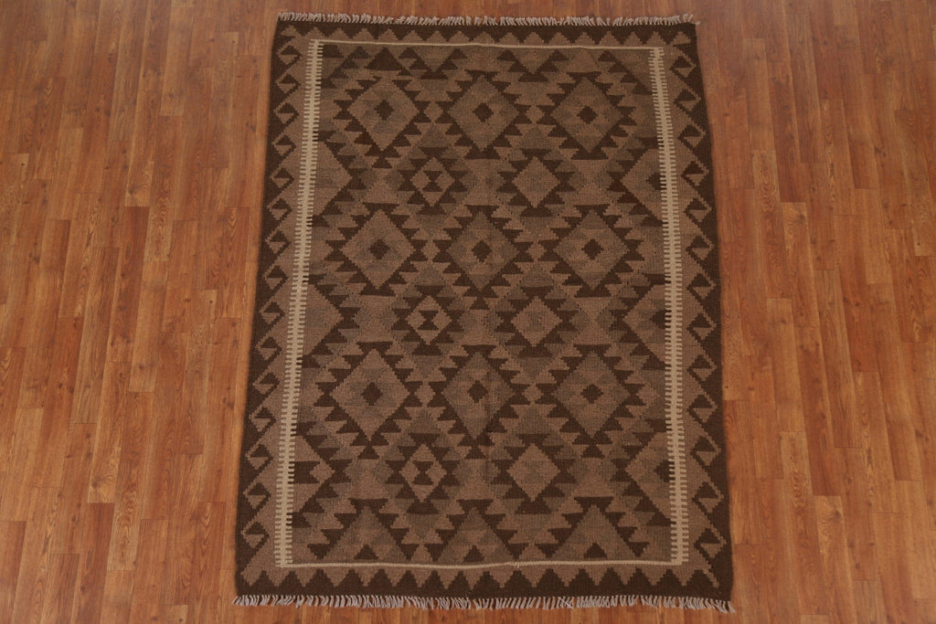 Geometric Kilim Oriental Area Rug 5x7