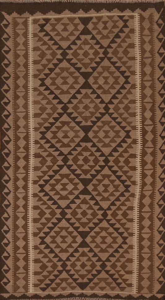 Tribal Kilim Wool Area Rug 5x8