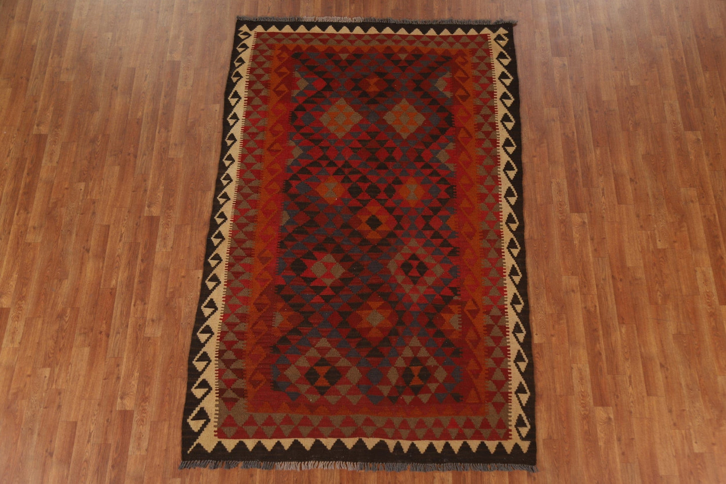 Geometric Kilim Oriental Area Rug 5x8