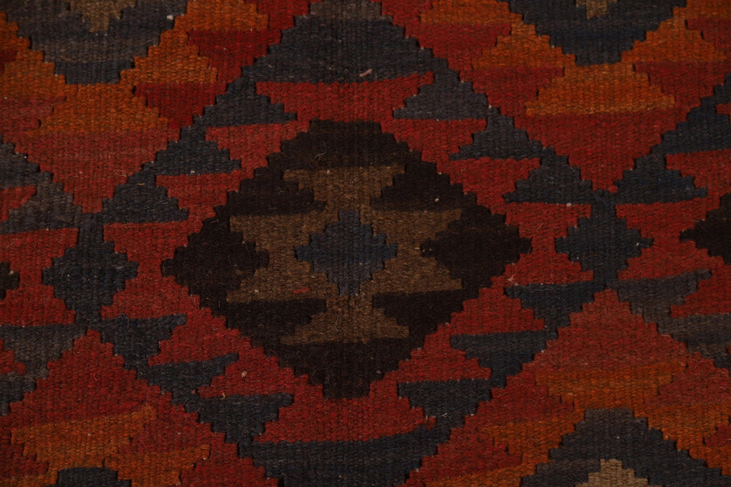 Hand-Woven Wool Kilim Oriental Area Rug 5x8