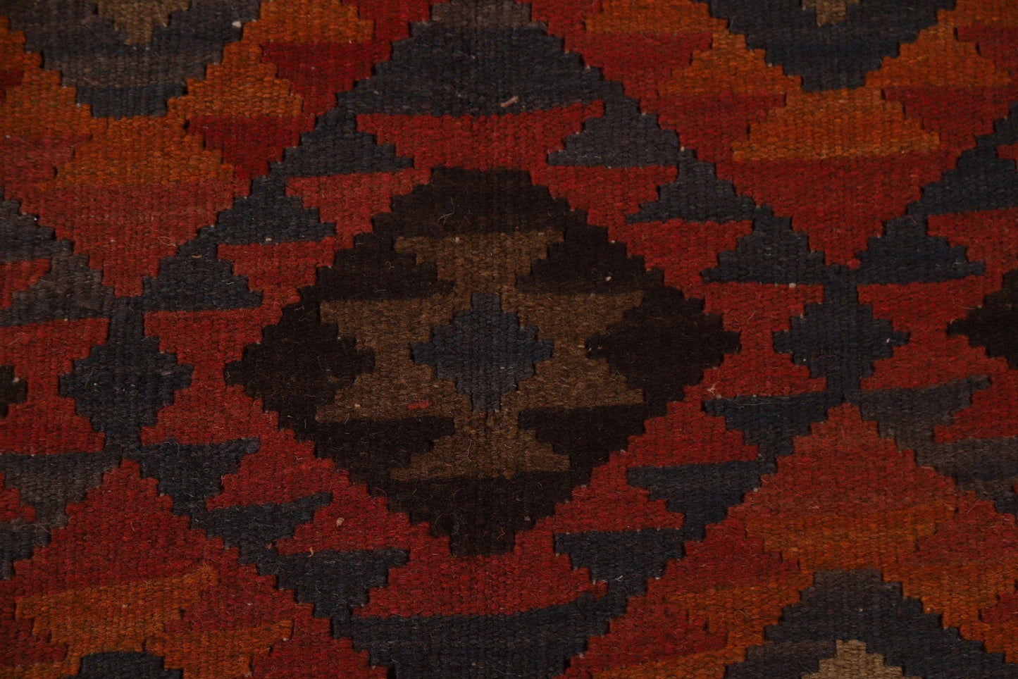 Hand-Woven Wool Kilim Oriental Area Rug 5x8