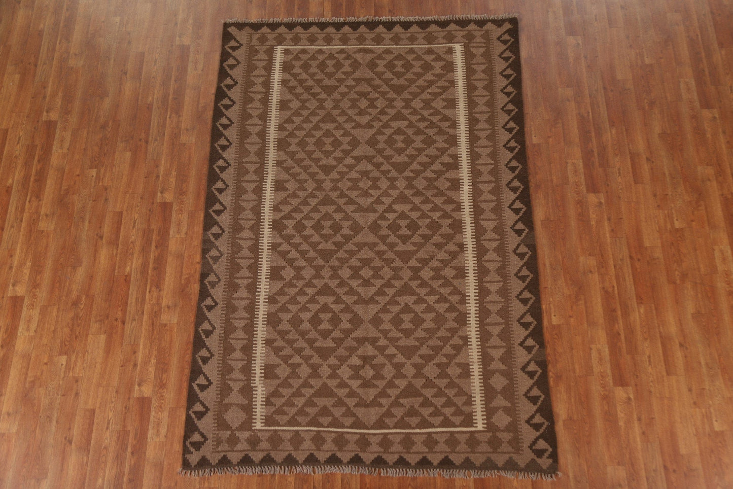 Geometric Kilim Oriental Area Rug 5x8