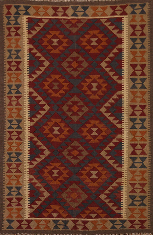 Geometric Kilim Oriental Area Rug 5x7