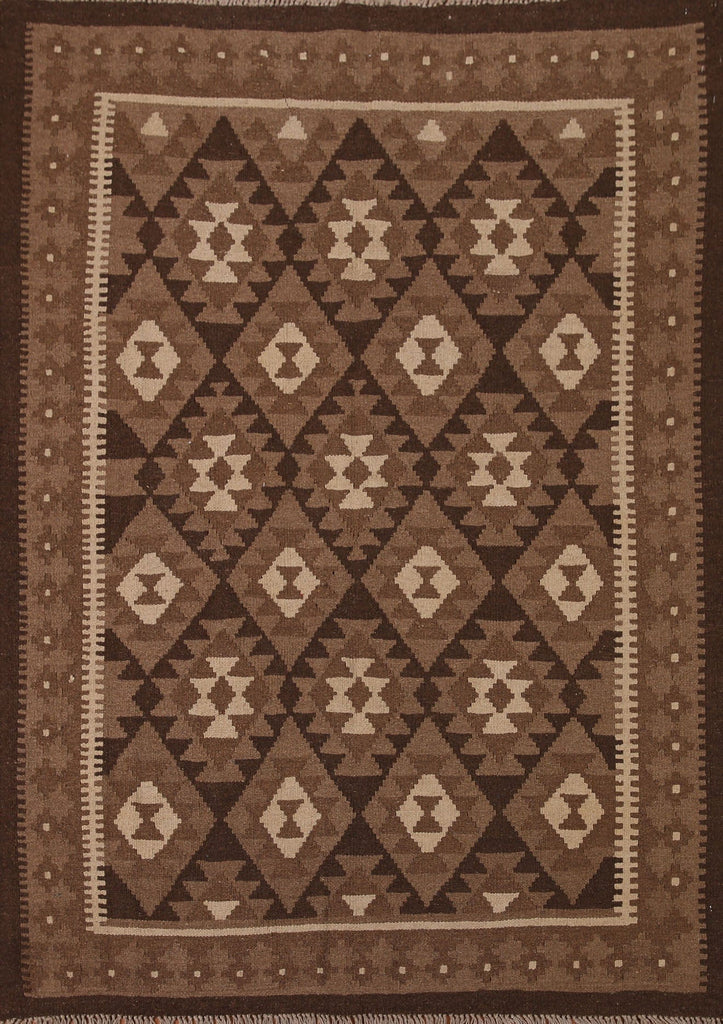 Geometric Kilim Oriental Area Rug 5x6