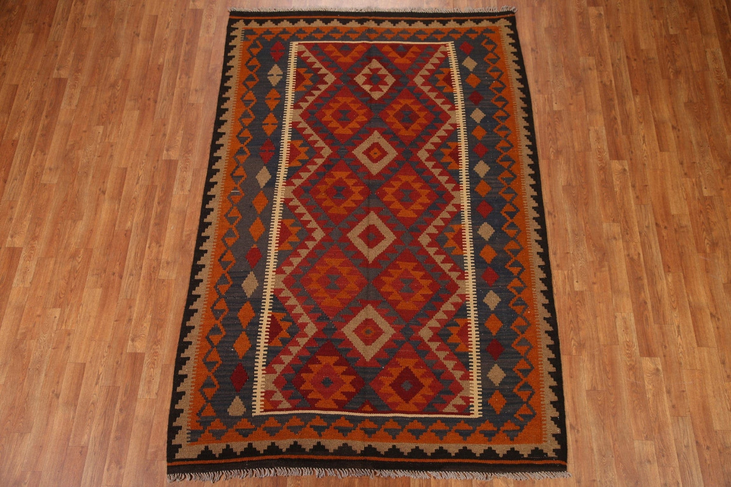 Geometric Kilim Oriental Area Rug 6x8