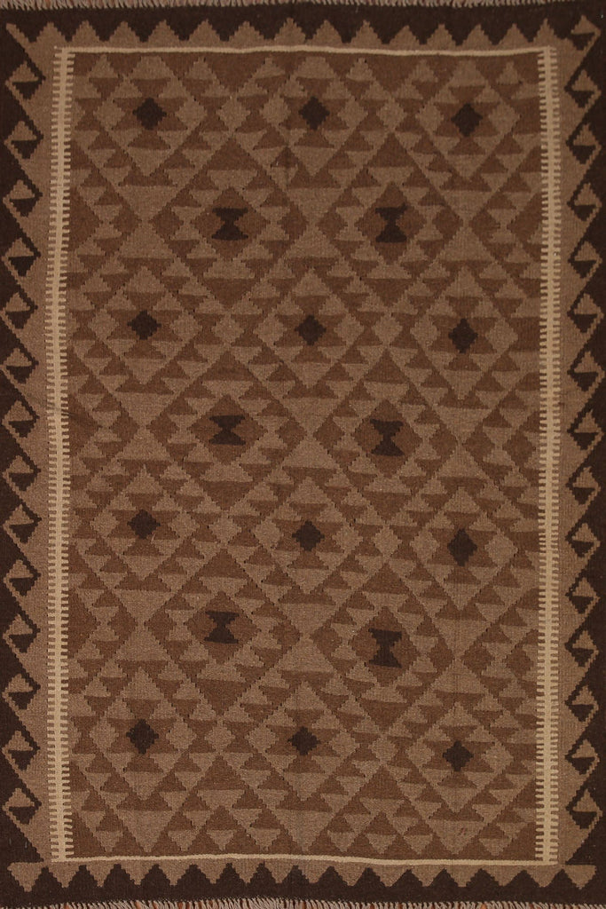 Wool Kilim Oriental Area Rug 5x7