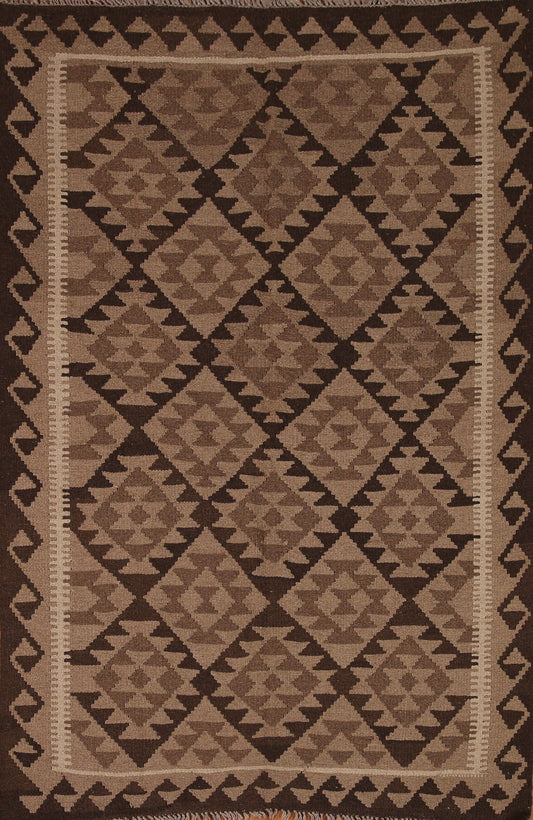 Geometric Kilim Oriental Area Rug 5x6