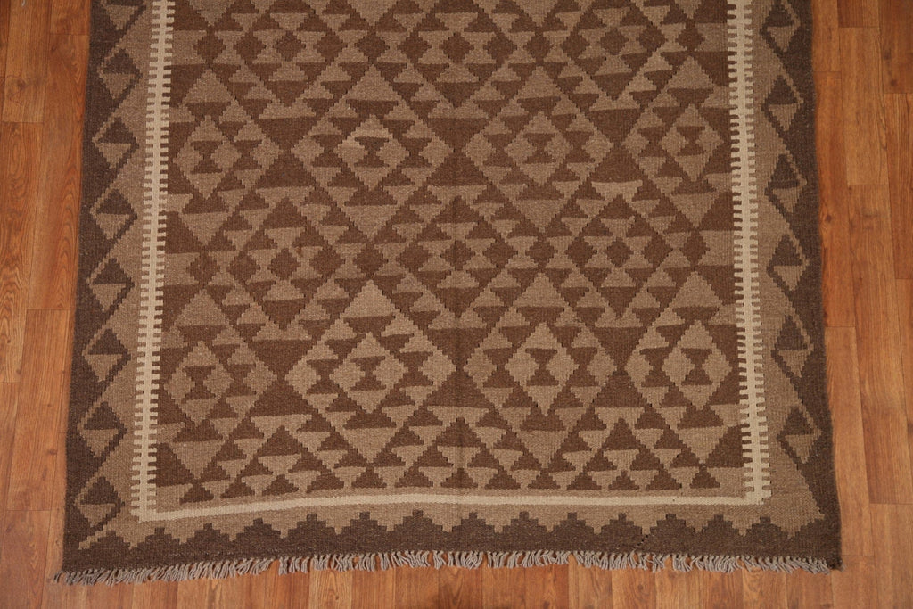 Tribal Kilim Geometric Area Rug 5x6