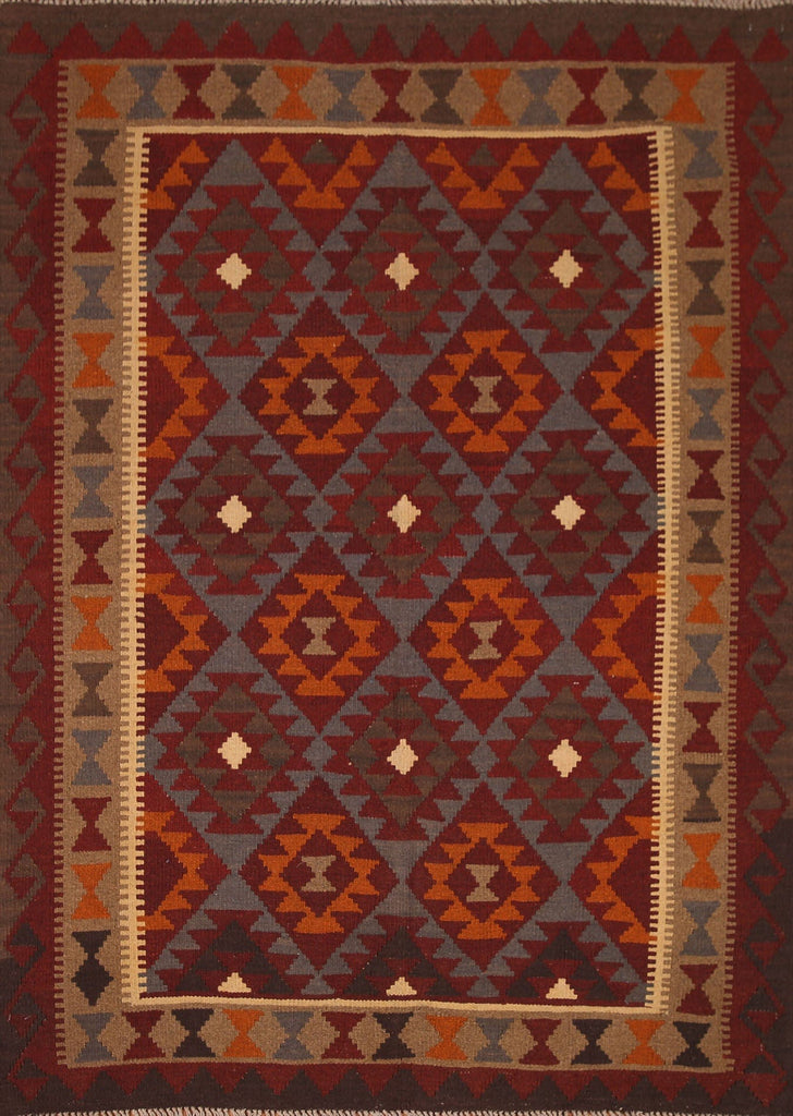 Multi-Color Kilim Oriental Area Rug 5x7