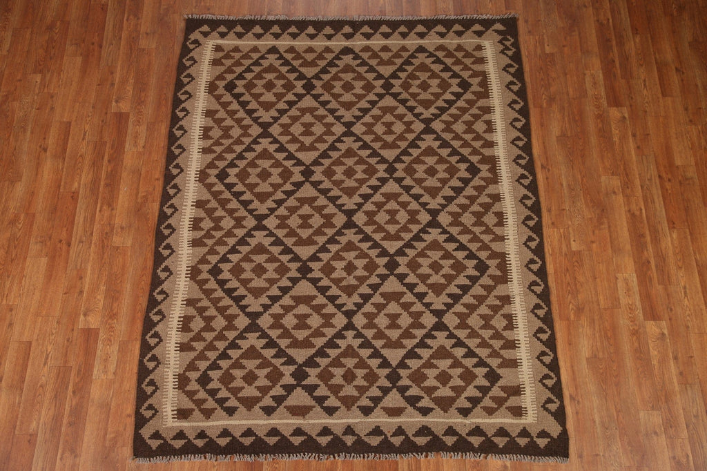 Geometric Kilim Oriental Area Rug 5x7