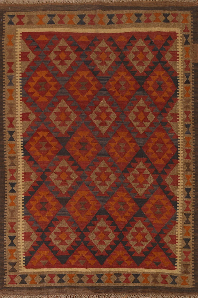 Geometric Kilim Oriental Area Rug 5x7