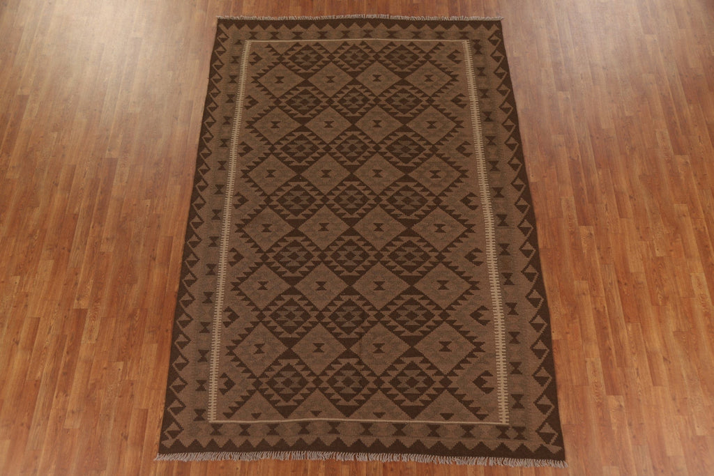 Geometric Kilim Oriental Area Rug 7x10