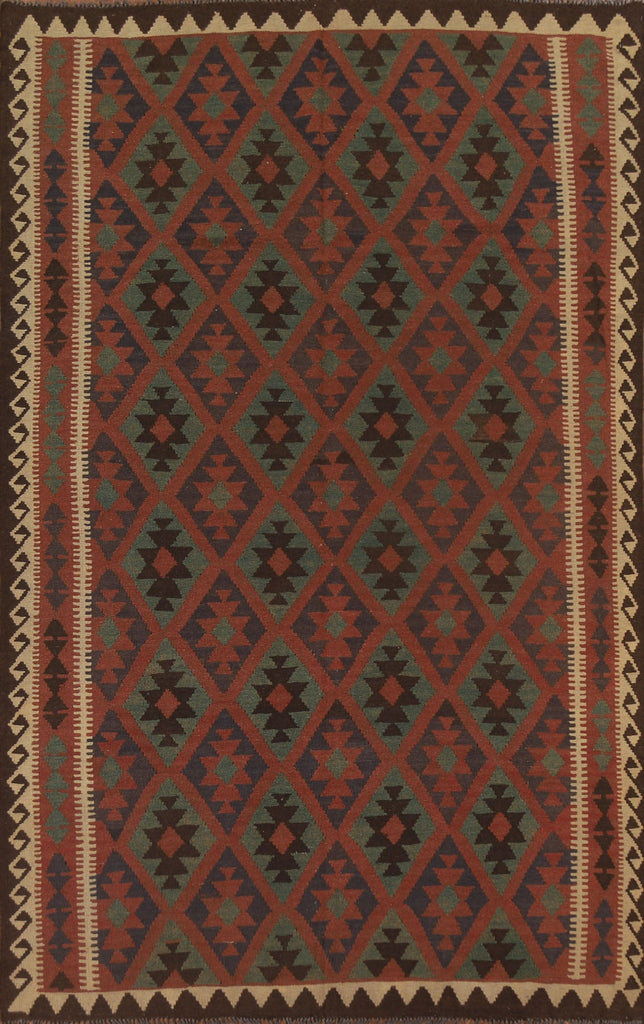 Geometric Kilim Oriental Area Rug 6x10