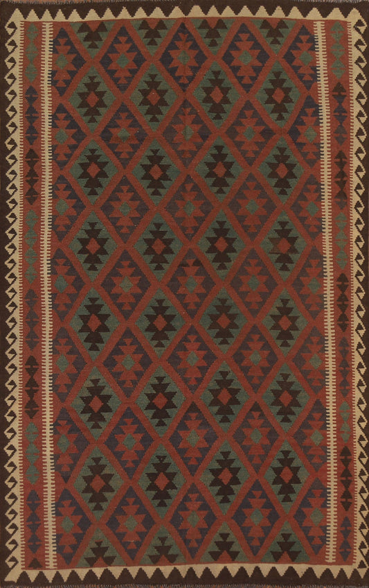 Geometric Kilim Oriental Area Rug 6x10