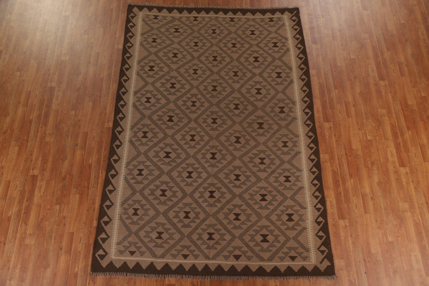 Geometric Kilim Oriental Area Rug 7x10