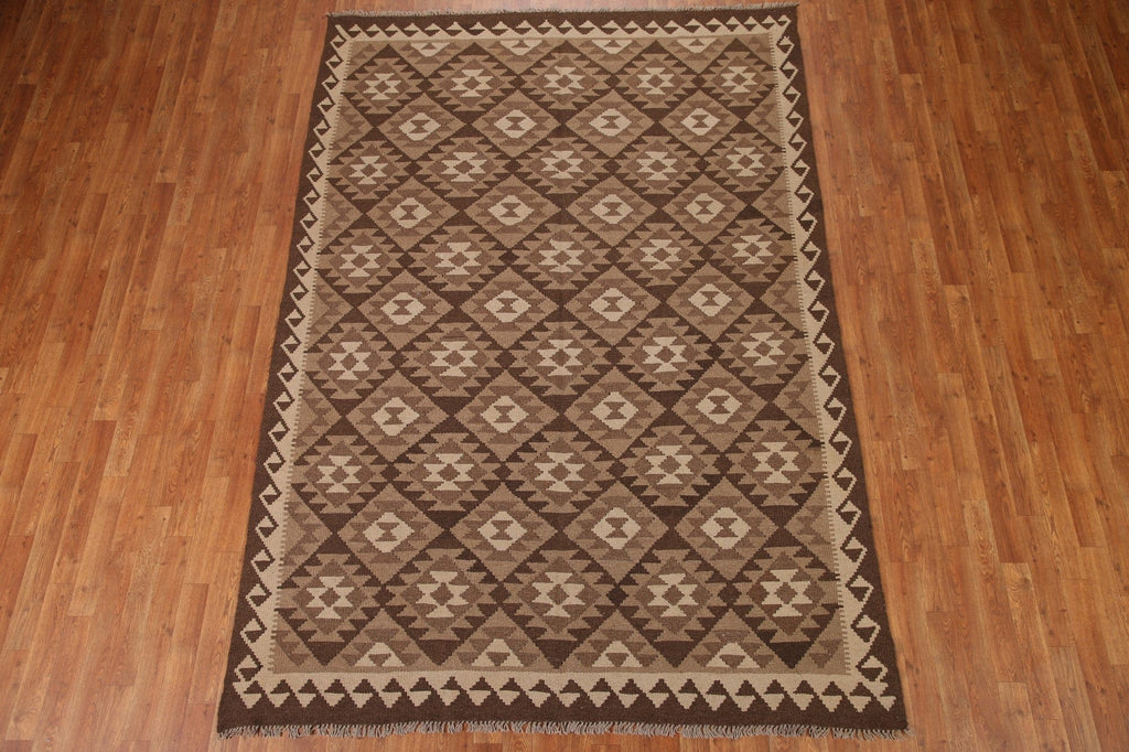 Geometric Kilim Oriental Area Rug 6x9