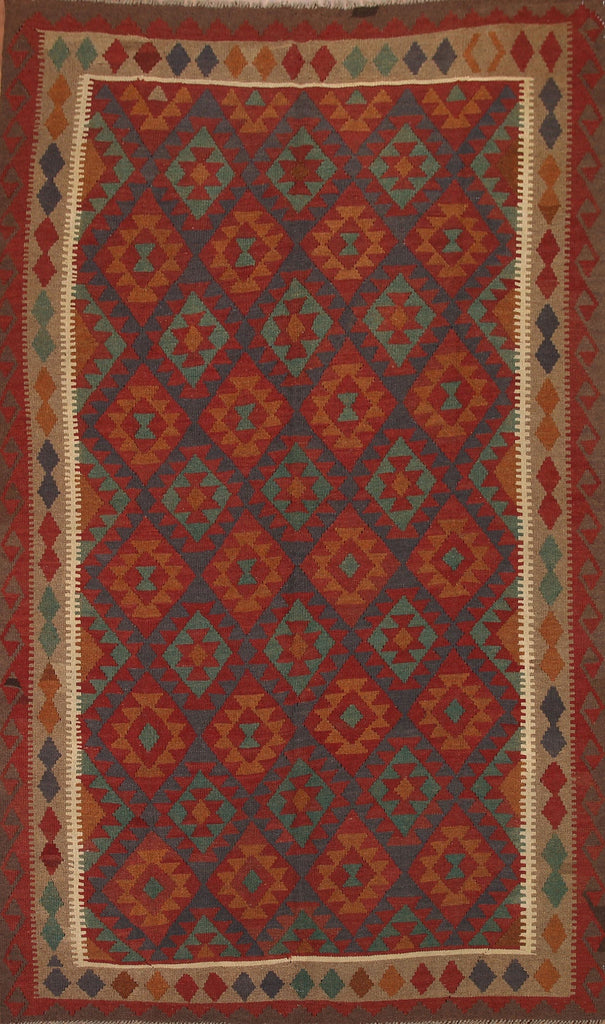 Geometric Kilim Oriental Area Rug 6x10