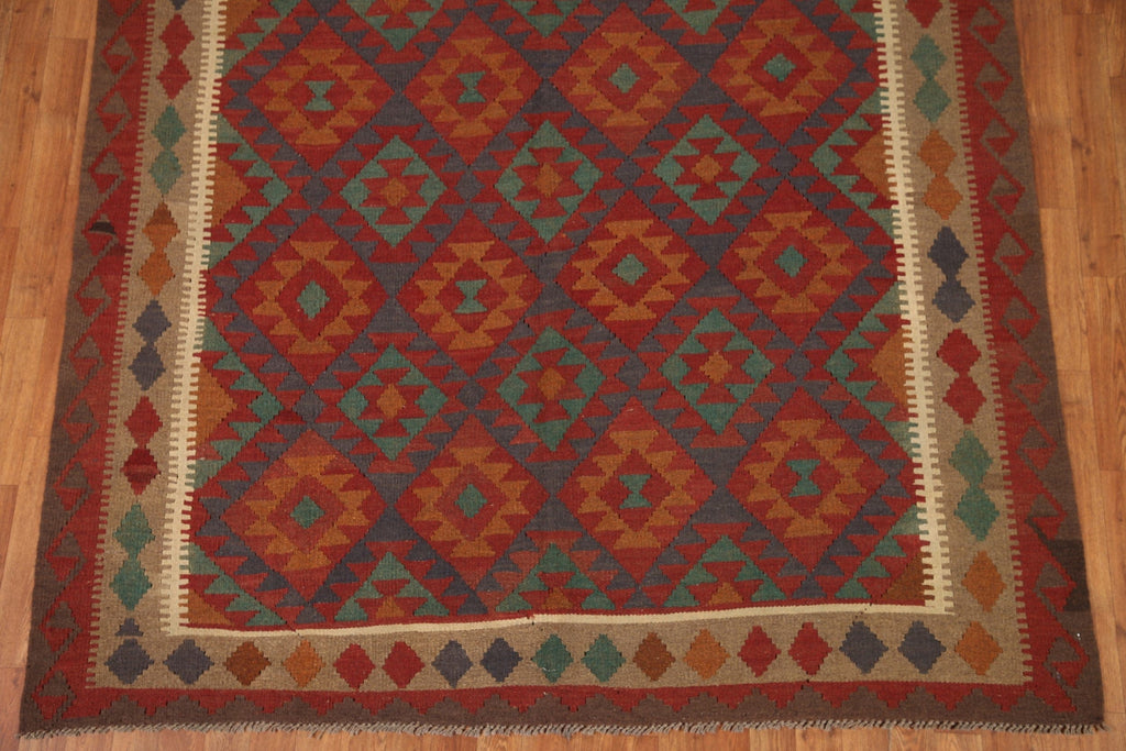 Geometric Kilim Oriental Area Rug 6x10