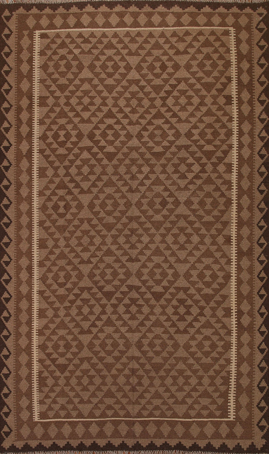 Earth Tone Kilim Oriental Area Rug 7x10