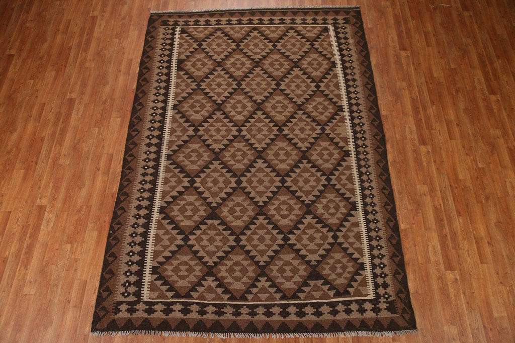 Geometric Kilim Oriental Area Rug 7x10