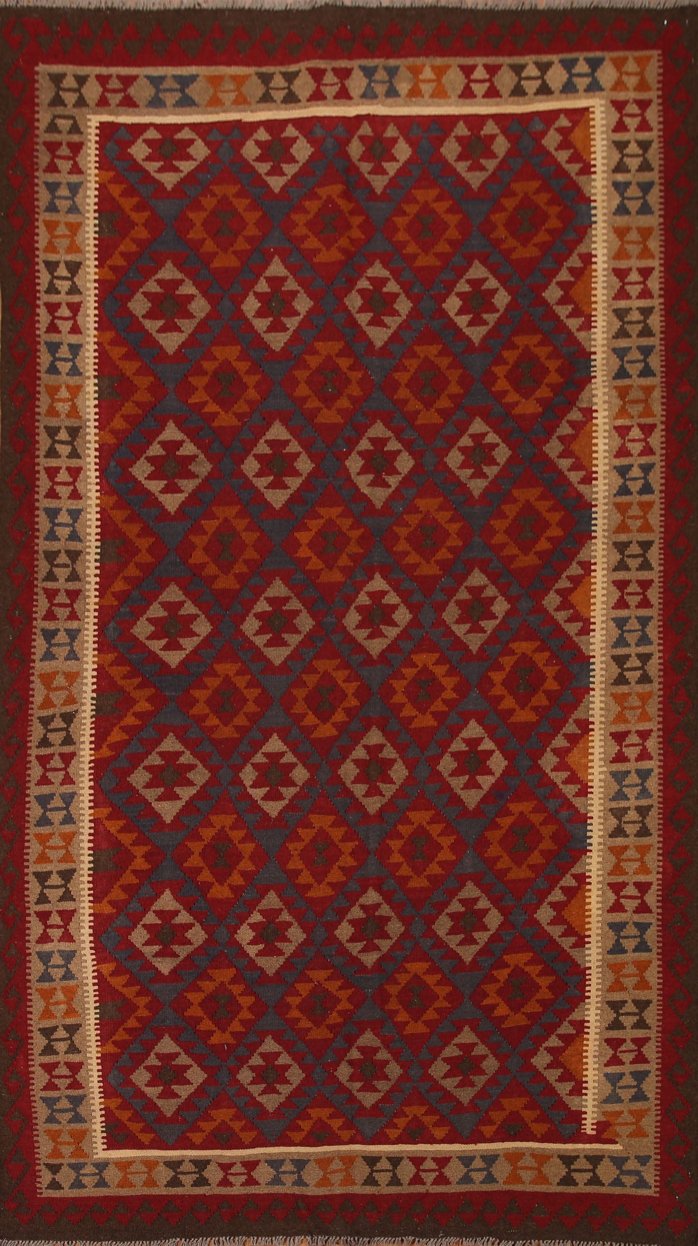 Handmade Wool Kilim Oriental Area Rug 7x10