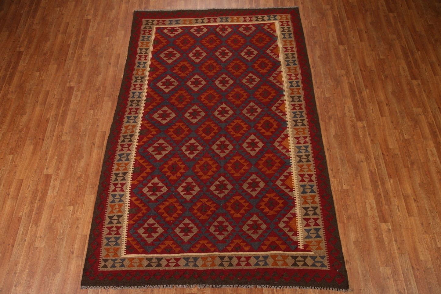 Handmade Wool Kilim Oriental Area Rug 7x10