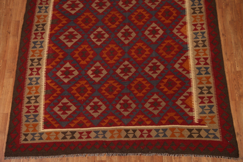 Handmade Wool Kilim Oriental Area Rug 7x10